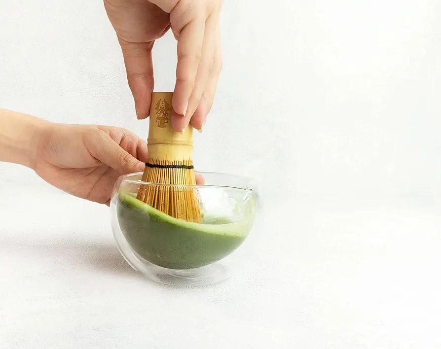 کاسه ماچا مدل کریستالی دو جداره  - چاوان کریستالی