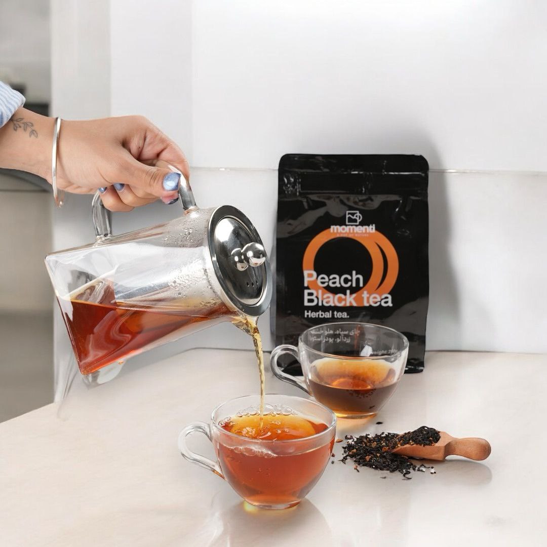 دمنوش پیچ بلک تی | Peach Black Tea