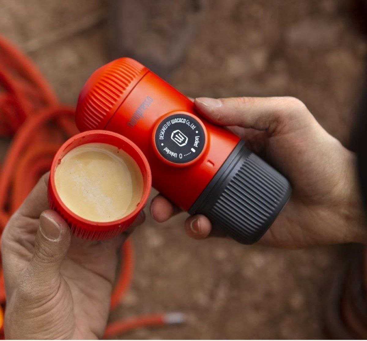 نانوپرسو + کیف | Nanopresso + Case | قرمز گدازه