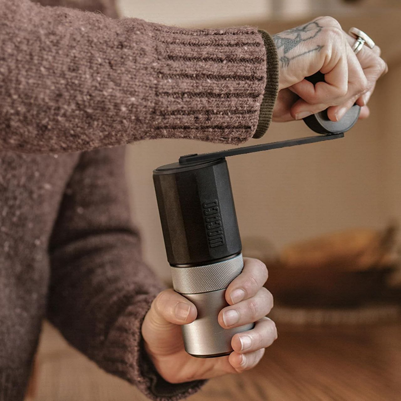 آسیاب دستی اگزاگرایند واکاکو | Wacaco Exagrind