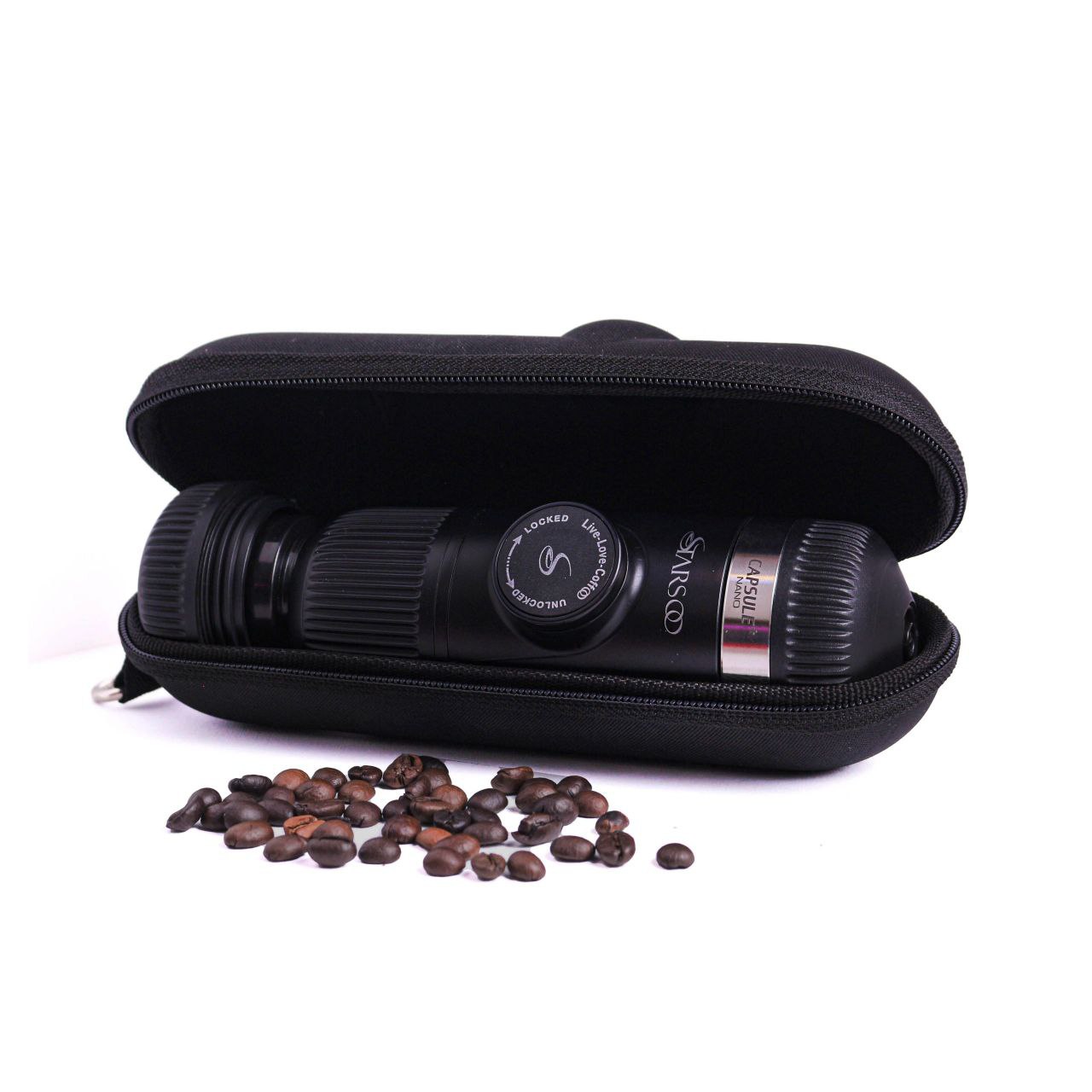 قهوه ساز همراه نانوکپسول | 2کاره پودر و کپسول - مشکی