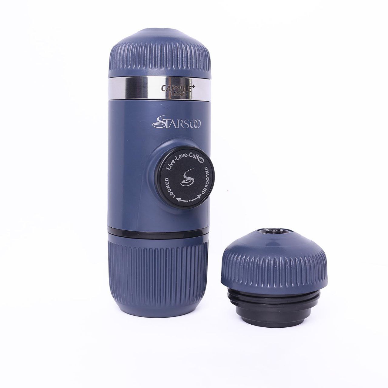 قهوه ساز همراه نانوکپسول | 2کاره پودر و کپسول - طوسی