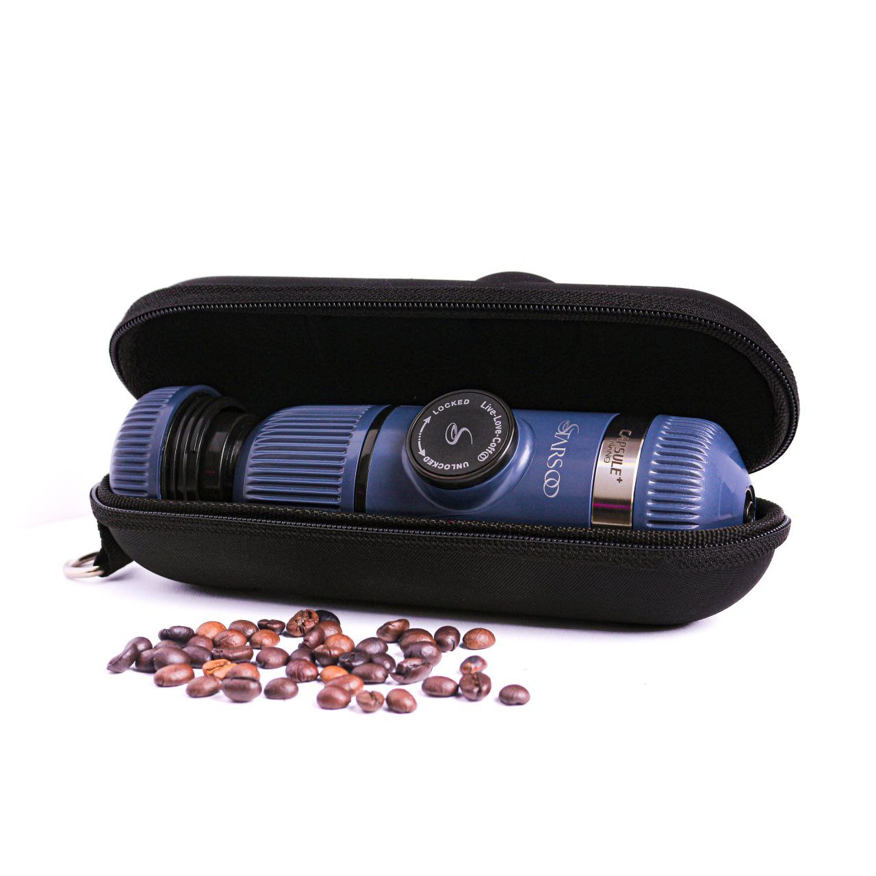 قهوه ساز همراه نانوکپسول | 2کاره پودر و کپسول - طوسی