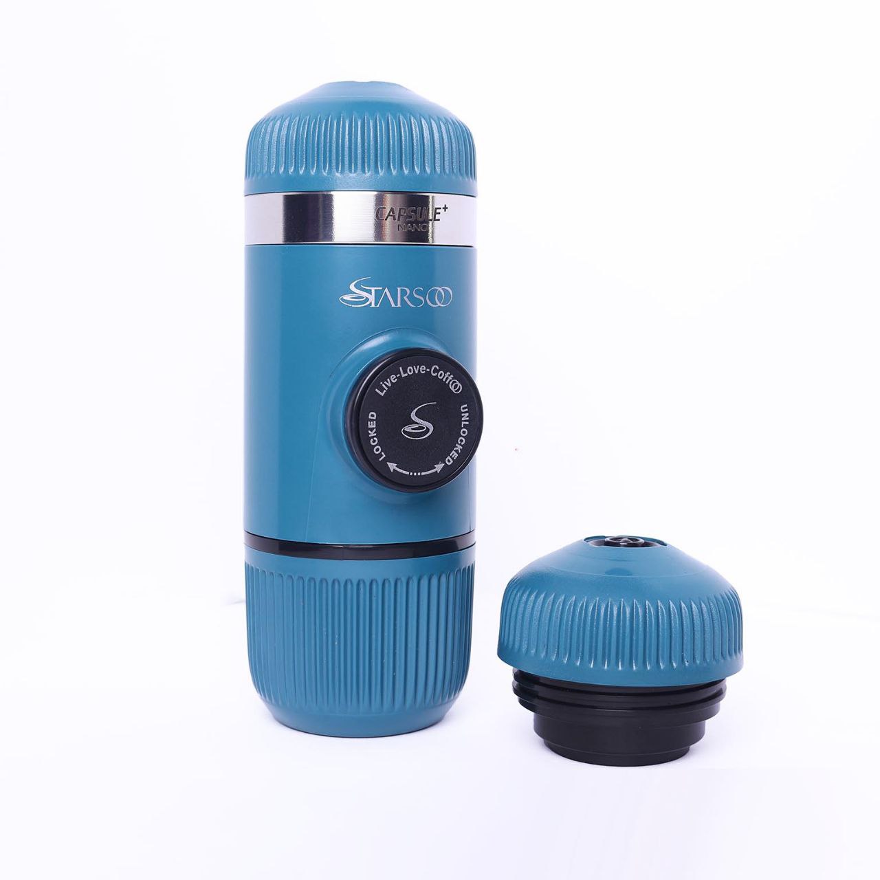 قهوه ساز همراه نانوکپسول | 2کاره پودر و کپسول - آبی