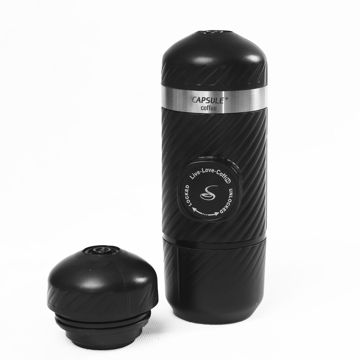 قهوه ساز همراه نانوکپسول دیاگونال |  2کاره پودر و کپسول - مشکی