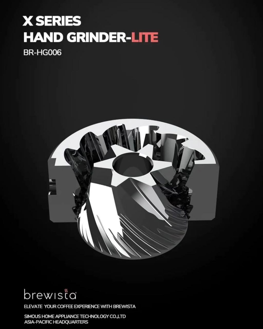آسیاب دستی برویستا  سری ایکس - مشکی |  Brewista MCG X Serirs - Black