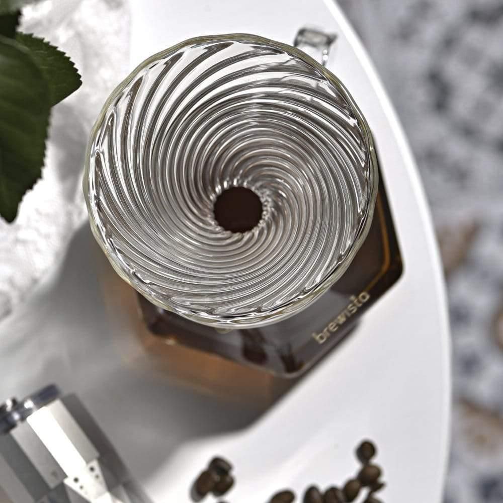 سرور V60 برویستا سری ایکس کریستالی |  BREWISTA GLASS SERVER Xseries