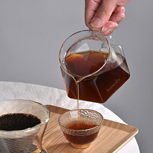 سرور V60 برویستا سری ایکس کریستالی |  BREWISTA GLASS SERVER Xseries