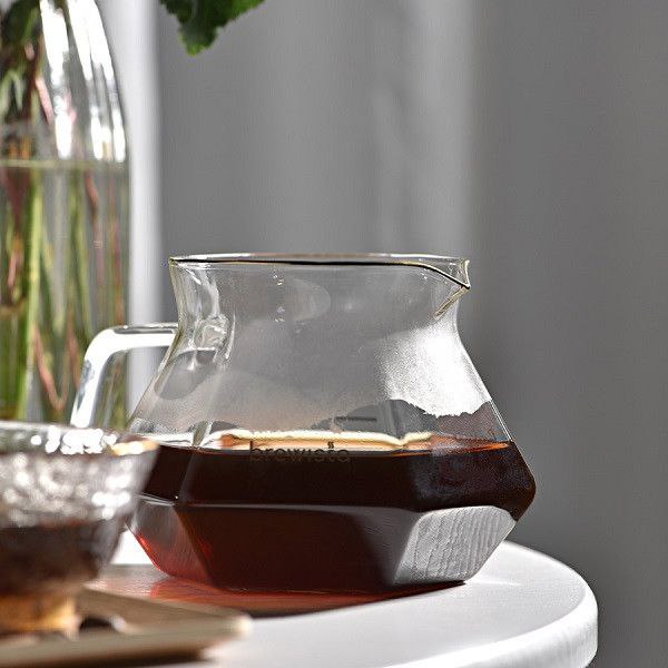 سرور V60 برویستا سری ایکس کریستالی |  BREWISTA GLASS SERVER Xseries