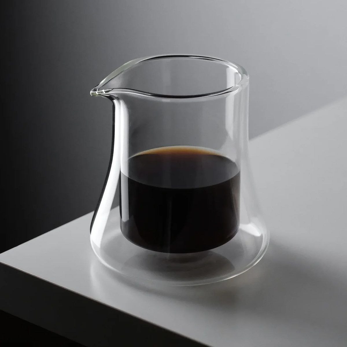 سرور V60 واریا مدل فلو - کریستالی |  Varia GLASS SERVER FLO