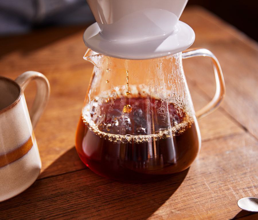 سرور V60 چیبو ارجینال آلمانی - کریستالی |  Tchibo GLASS SERVER