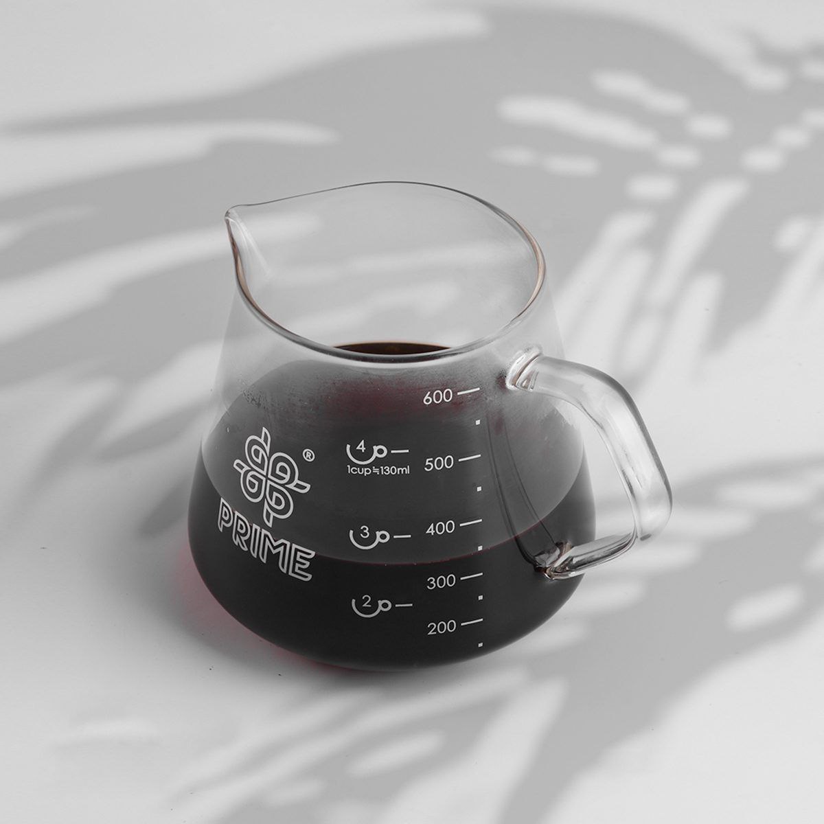 سرور V60 پرایم  کریستالی |  PRIME GLASS SERVER 600ml