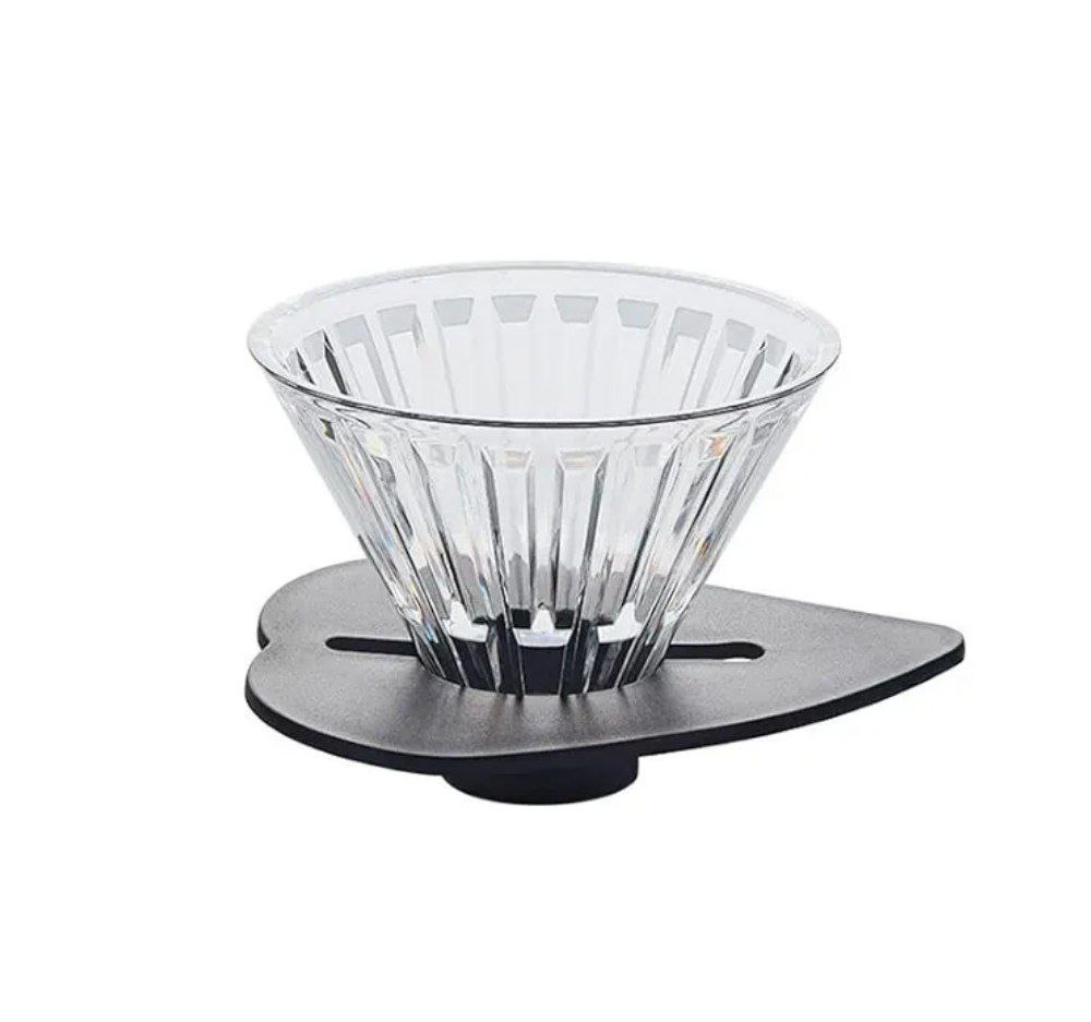 دریپر V60 پلاستیکی موونا - مدل لاو |  MUVNA V60  Filter Drip Maker Plastic Love Design