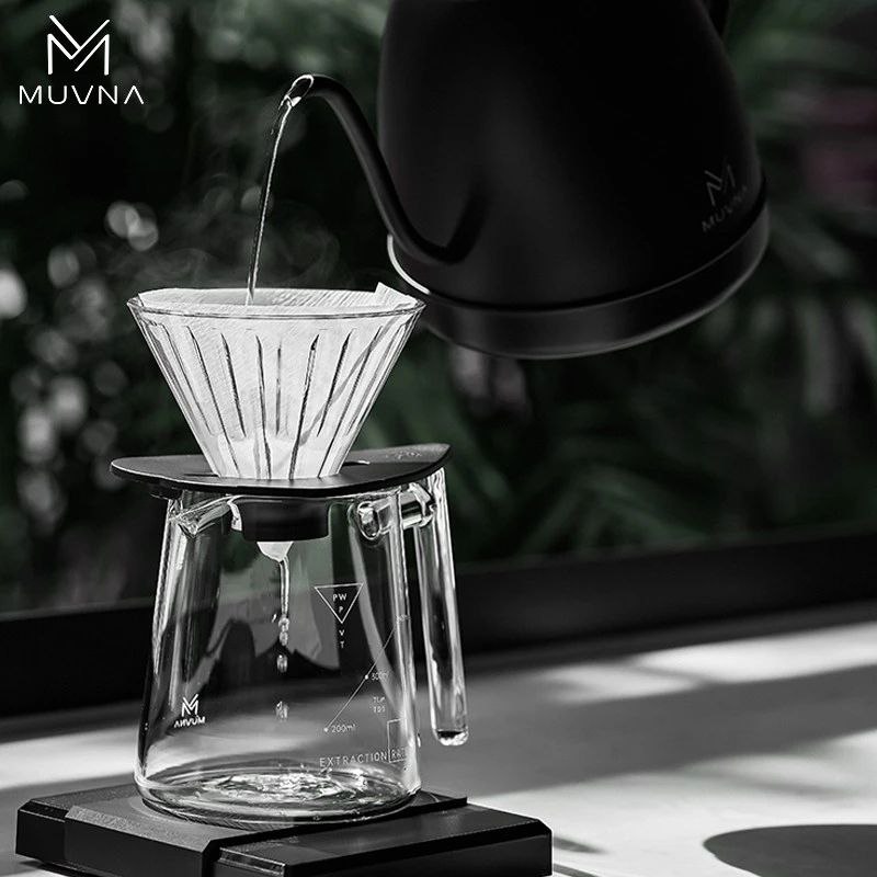 دریپر V60 پلاستیکی موونا - مدل لاو |  MUVNA V60  Filter Drip Maker Plastic Love Design