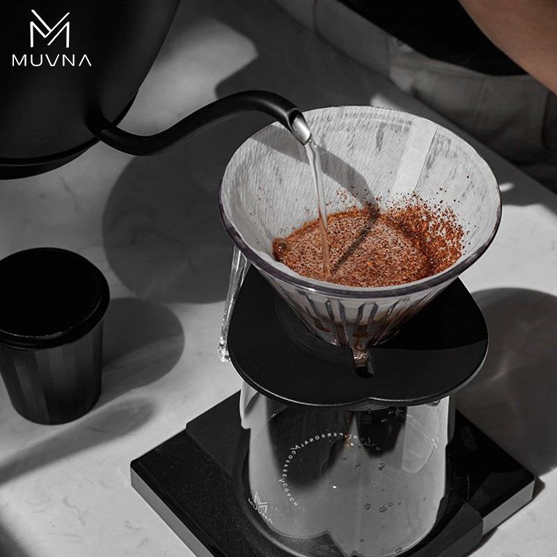 دریپر V60 پلاستیکی موونا - مدل لاو |  MUVNA V60  Filter Drip Maker Plastic Love Design