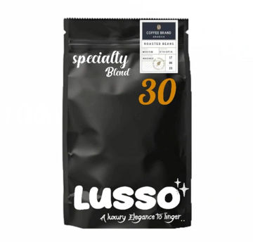 دانه قهوه ترکیبی 30 درصد عربیکا - 70 درصد روبوستا | LUSSO
