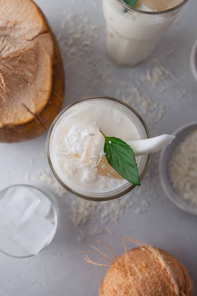 پودر شیر لاته نارگیل  - 500 گرمی | LUSSO Coco Latte powder