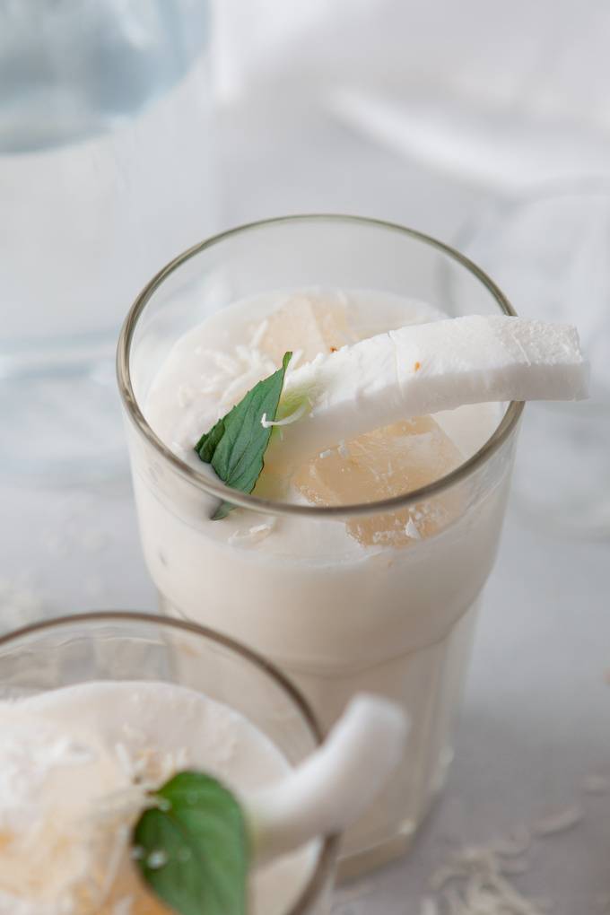 پودر شیر لاته نارگیل  - 500 گرمی | LUSSO Coco Latte powder