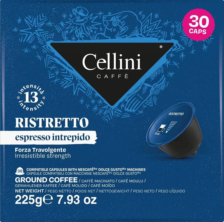 کپسول قهوه دولچه گوستو چلینی - مدل   Caffè Espresso Ristretto